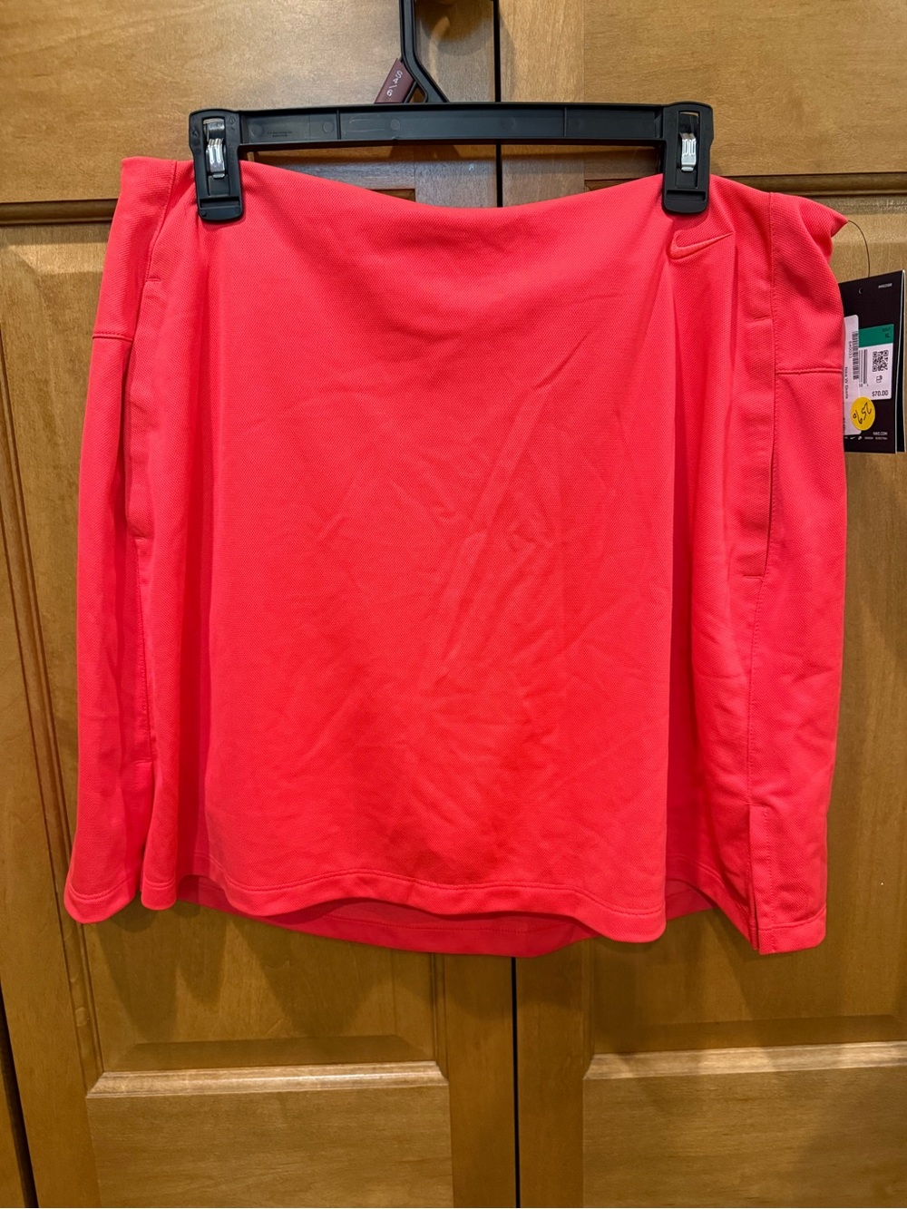 Nike Coral-Red A-Line Skirt